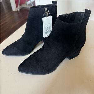 Black Suede Ankle Boots